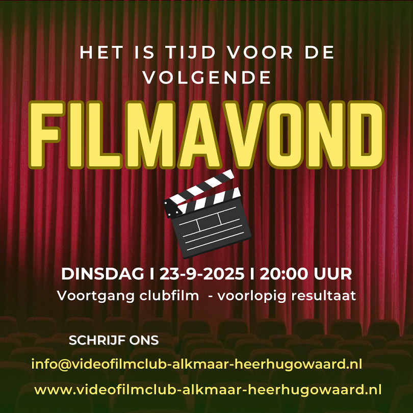Dinsdag I 23 9 2025 I 2000 uur